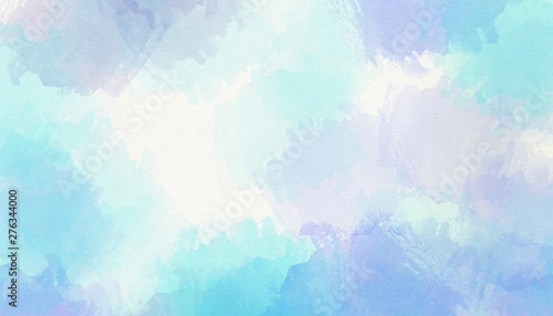 Abstract blue watercolor background