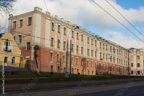 A beautiful house on the street of Vinnytsia. Ukraine