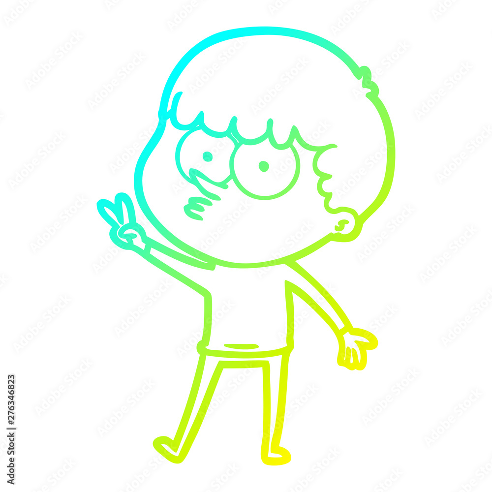 cold gradient line drawing cartoon curious boy dancing cold gradient line drawing cartoon curious boy dancing