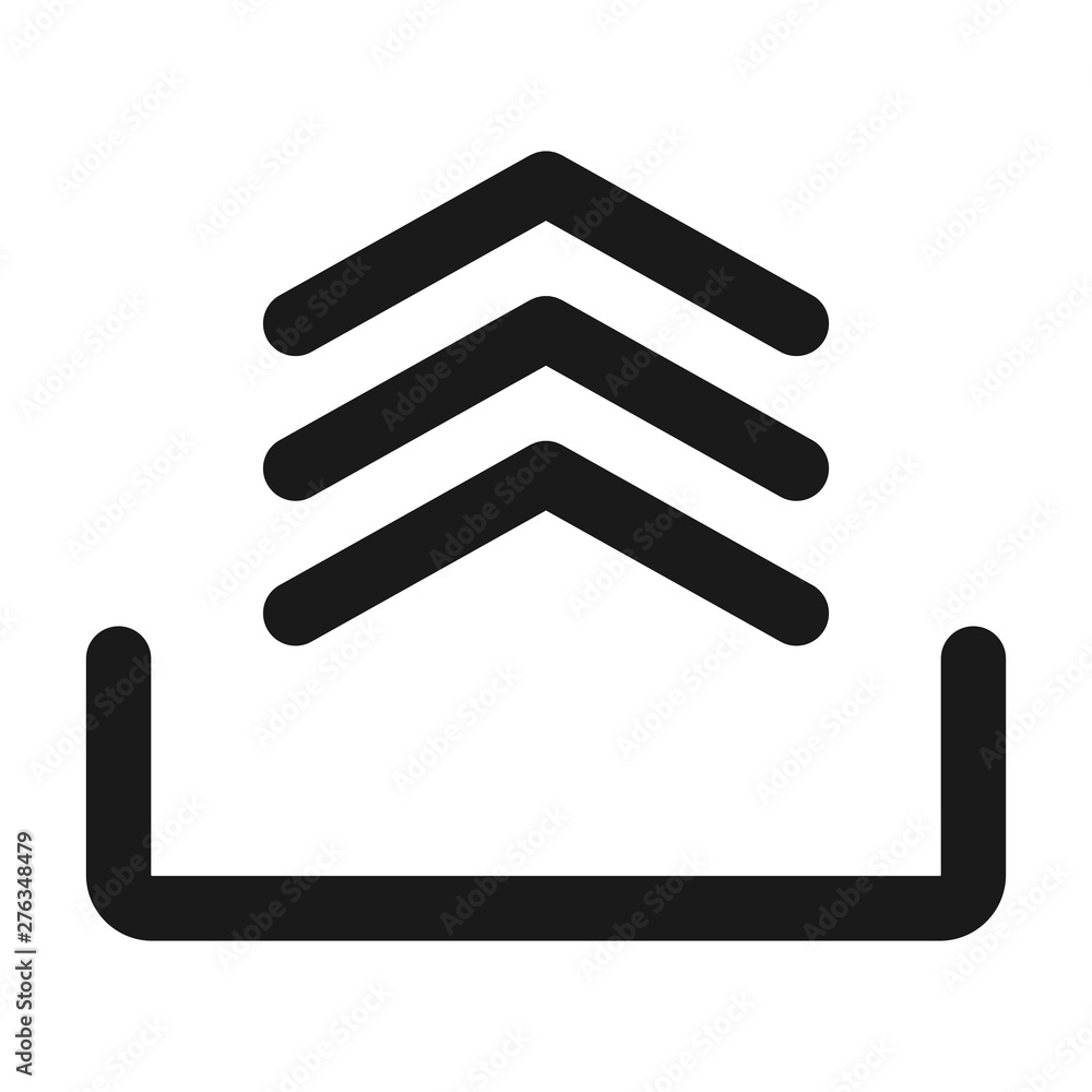upload and share - minimal line web icon. simple vector illustration. concept for infographic, website or app. upload and share - minimal line web icon. simple vector illustration. concept for infographic, website or app.