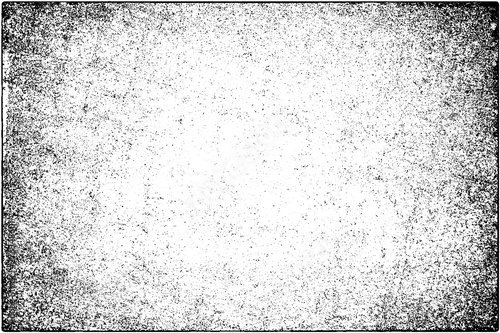 Grunge is black and white. Vector abstract texture of old surface.