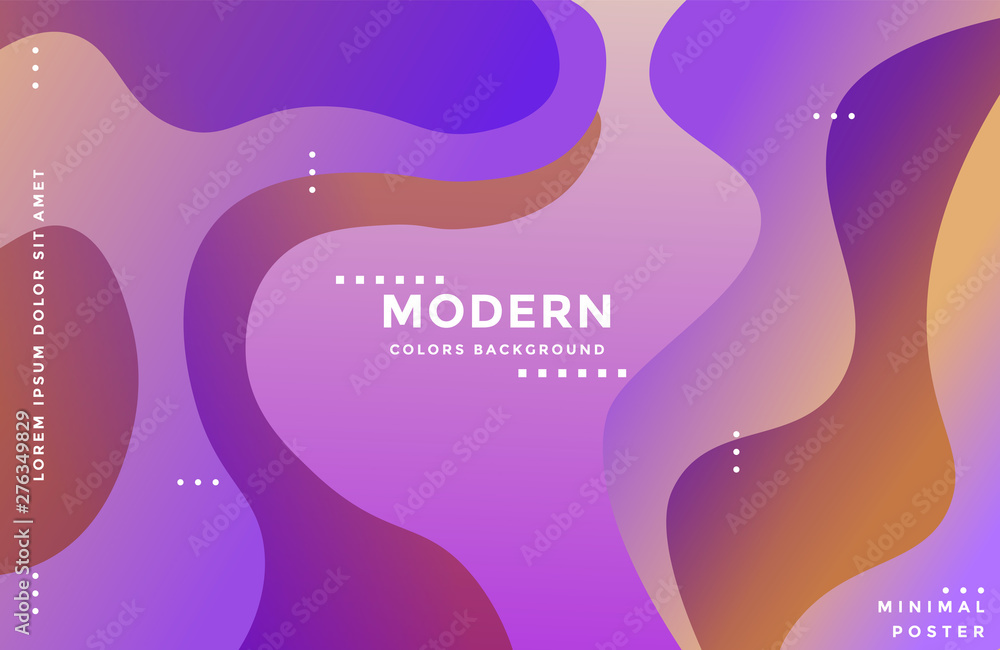 Modern colorful fluid poster. Wavy Liquid shape on trendy gradient color. Vector illustration. Modern colorful fluid poster. Wavy Liquid shape on trendy gradient color. Vector illustration.