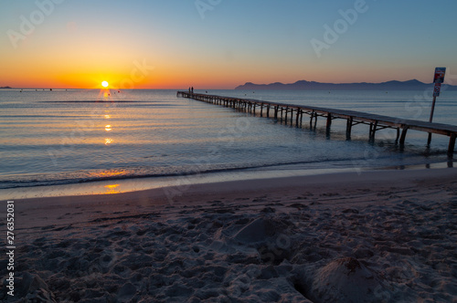 Fototapeta Naklejka Na Ścianę i Meble -  Sunrise at the beacht, Mallorca 4