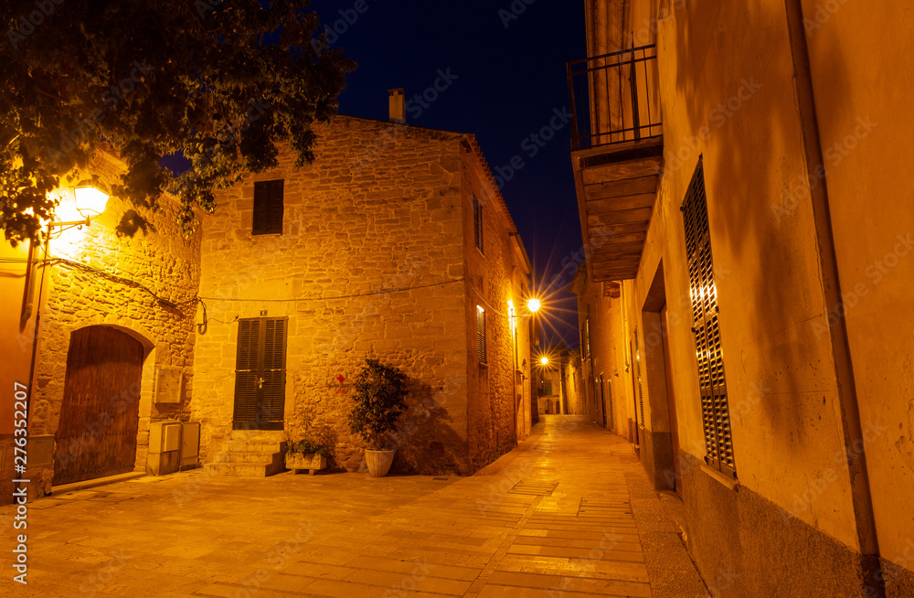 Night at Alcudia, Mallorca, Spain