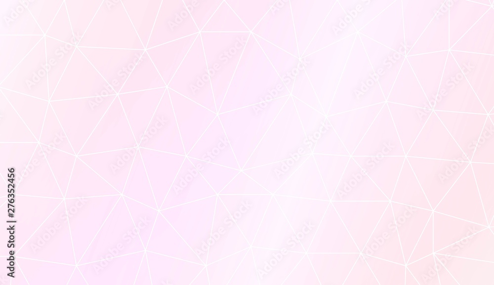 Fototapeta premium Polygonal pattern with triangles mosaic cover. For your idea, presentation, smart design Vector illustration. Creative gradient color.