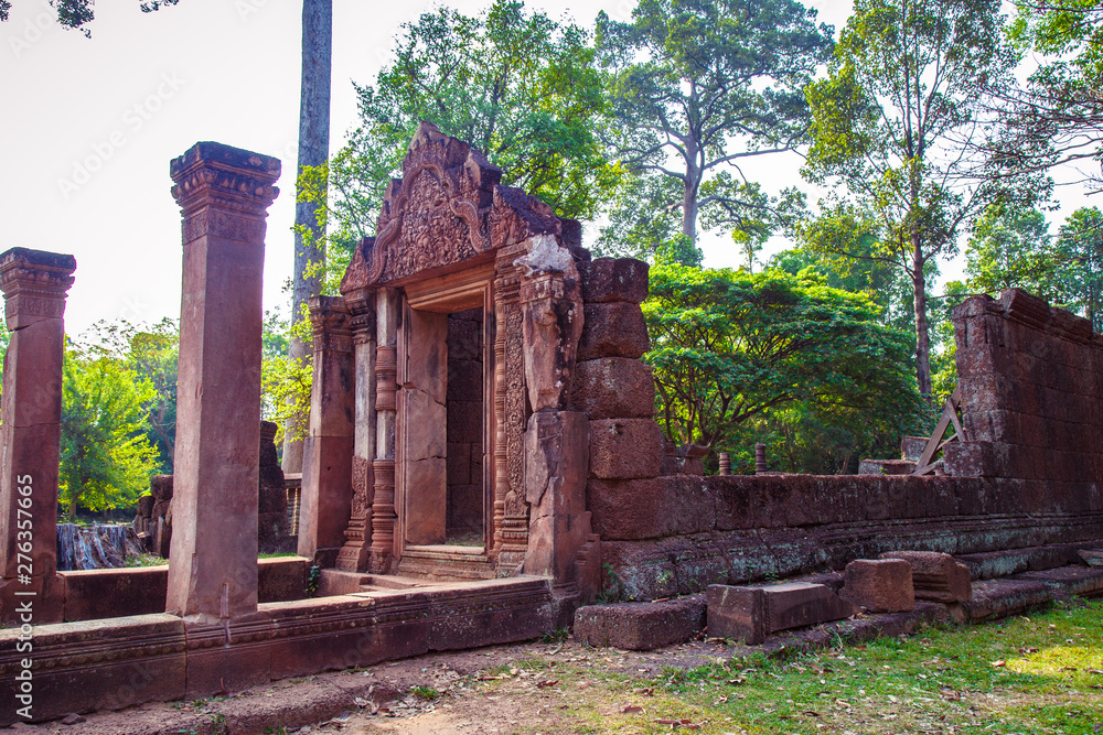 Banteay Srei Temple, Siem Reap, Cambodia. During sunrise Banteay Srei Temple, Siem Reap, Cambodia. During sunrise