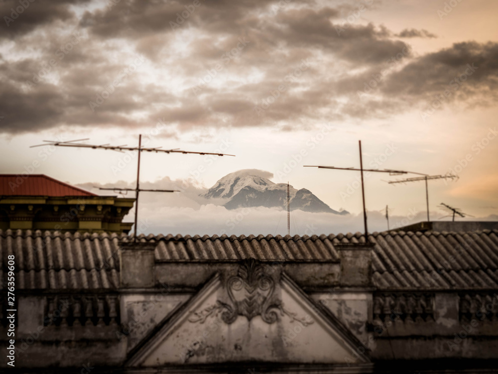 Fototapeta premium Chimborazo Mountain Ecuador