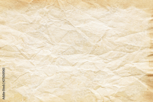 crumpled brown paper background texture