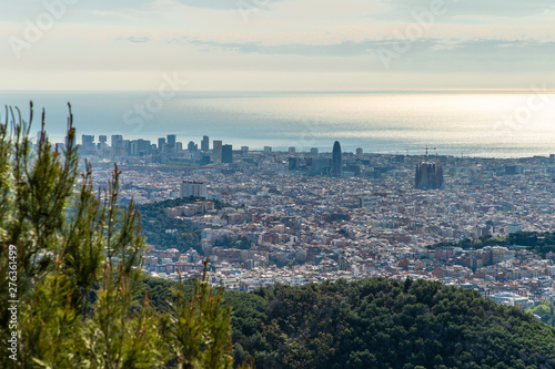 Panoramic view of Barcelona from Tibidabo, Spain © F8  \ Suport Ukraine