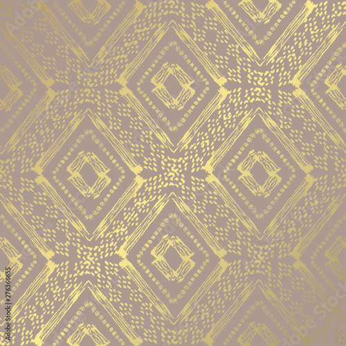 golden floral pattern