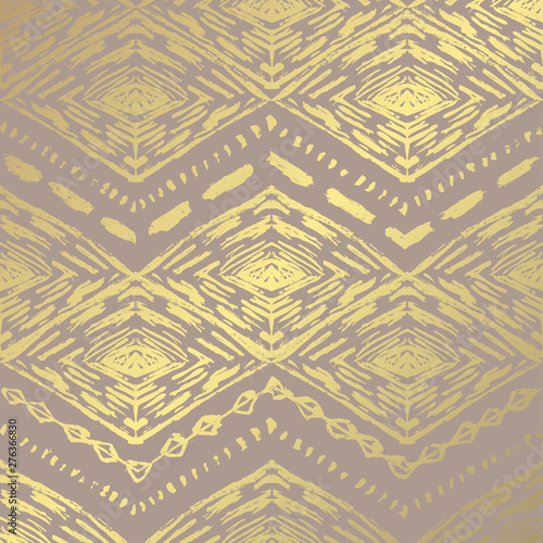 golden floral pattern
