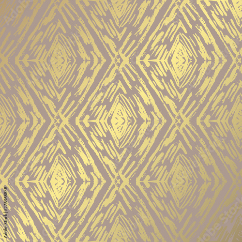 golden floral pattern