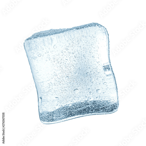 Ice and white background 