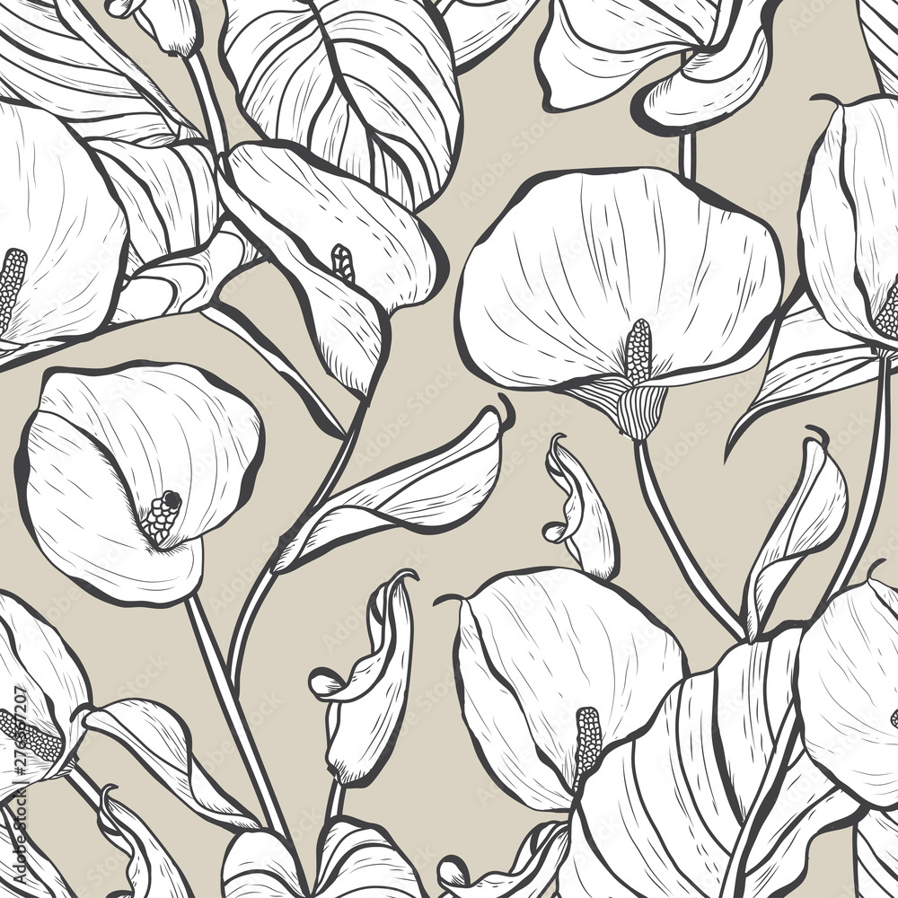 Romantic flower arrangement in retro style