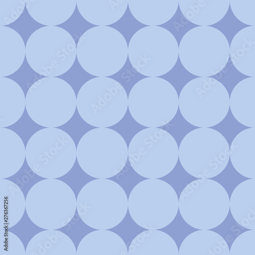 Polka dot pattern Lilac-blue color