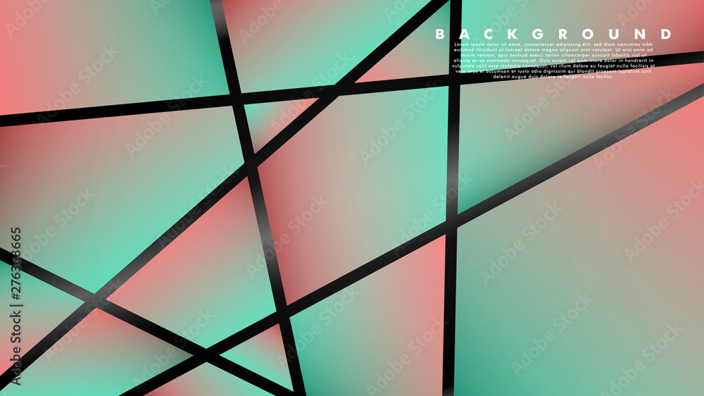 Obraz premium Abstract fancy polygon background patterns. vector design