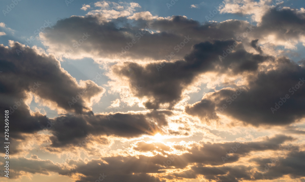 Sunset sky - perfect for sky replacement - travel photography Sunset sky - perfect for sky replacement - travel photography