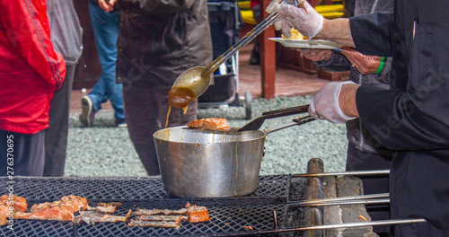 Salmon Bake in Juneau Alaska