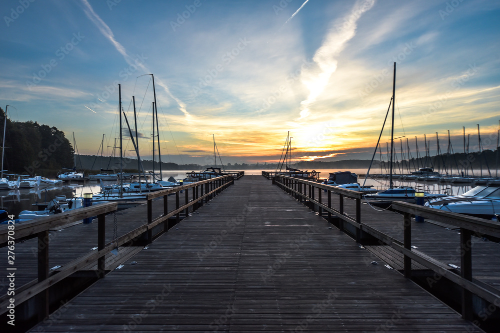 bridge at sunset