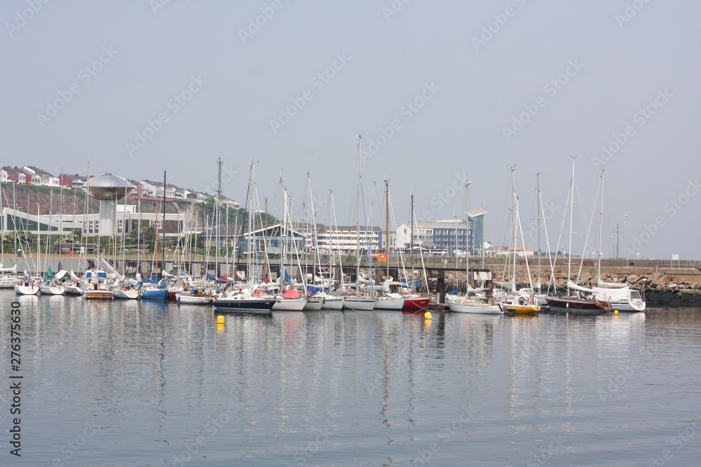 Fototapeta premium Mały port jachtów rybackich