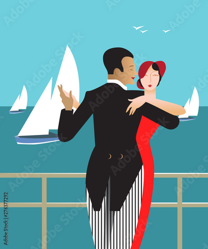 Classic cubano dance poster design.