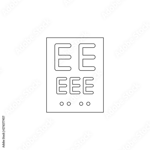 optometry illustration icon. optometry icons universal set for web and mobile