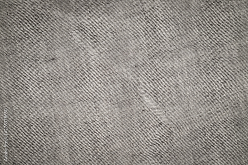 Pure linen texture. Wrinkled linen fabric background. 