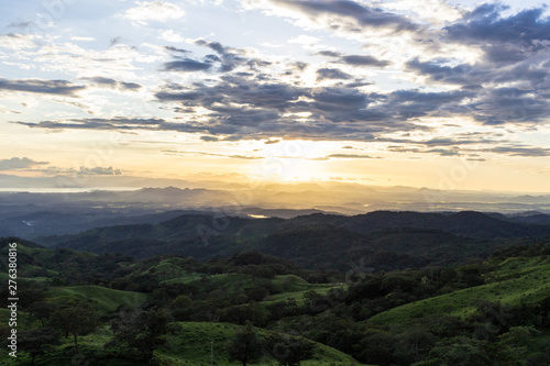 Sunset Mountain view ,Guanacaste, Costa Rica. © Josue