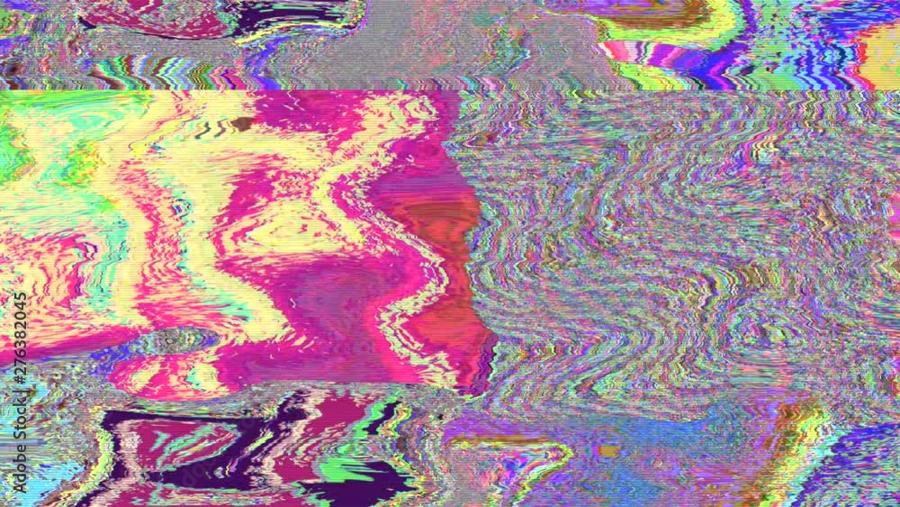 Digital grainy futuristic nostalgic shimmering background. 