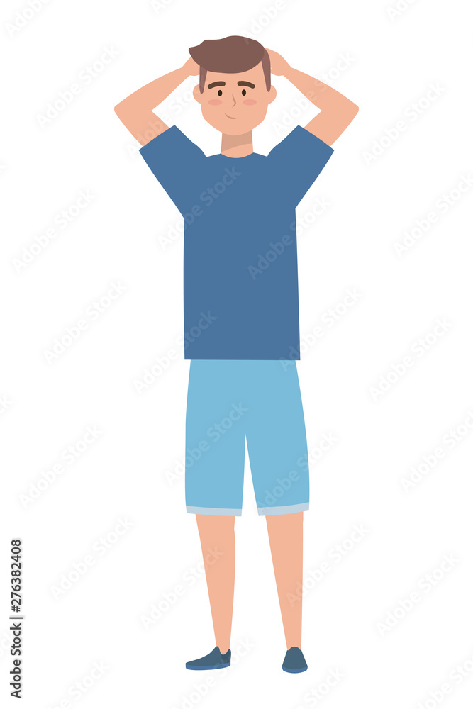 Isolated man design vector illustrator Isolated man design vector illustrator
