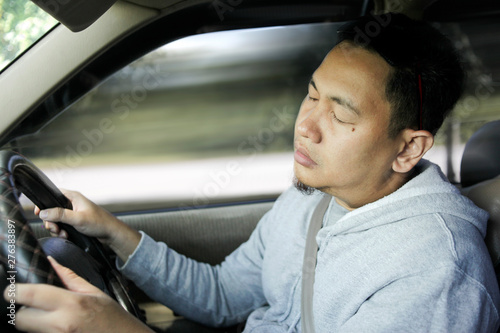 Sleepy Tired Male Driver © airdone