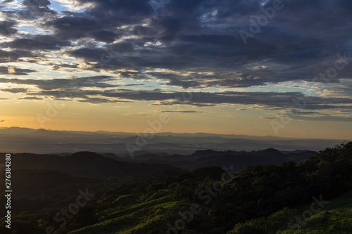 Sunset Mountain view ,Guanacaste, Costa Rica.