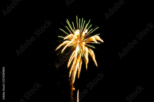 colorful fireworks in the sky