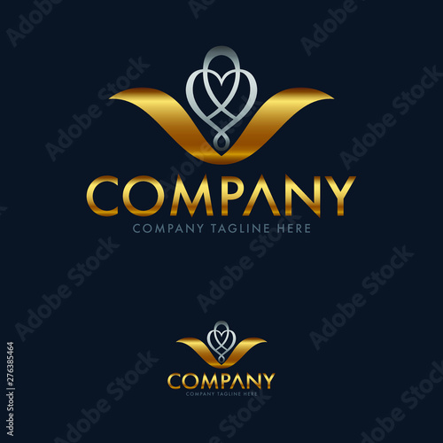 Luxury Diamond and Jewellery Logo Template