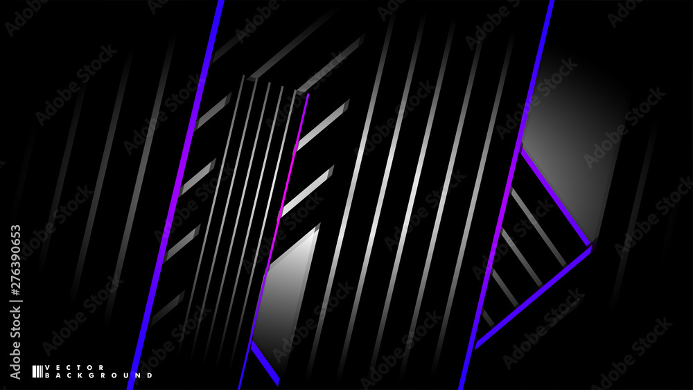 Fototapeta premium Abstract vector background. Geometric Lines - Creative and Inspiration Design