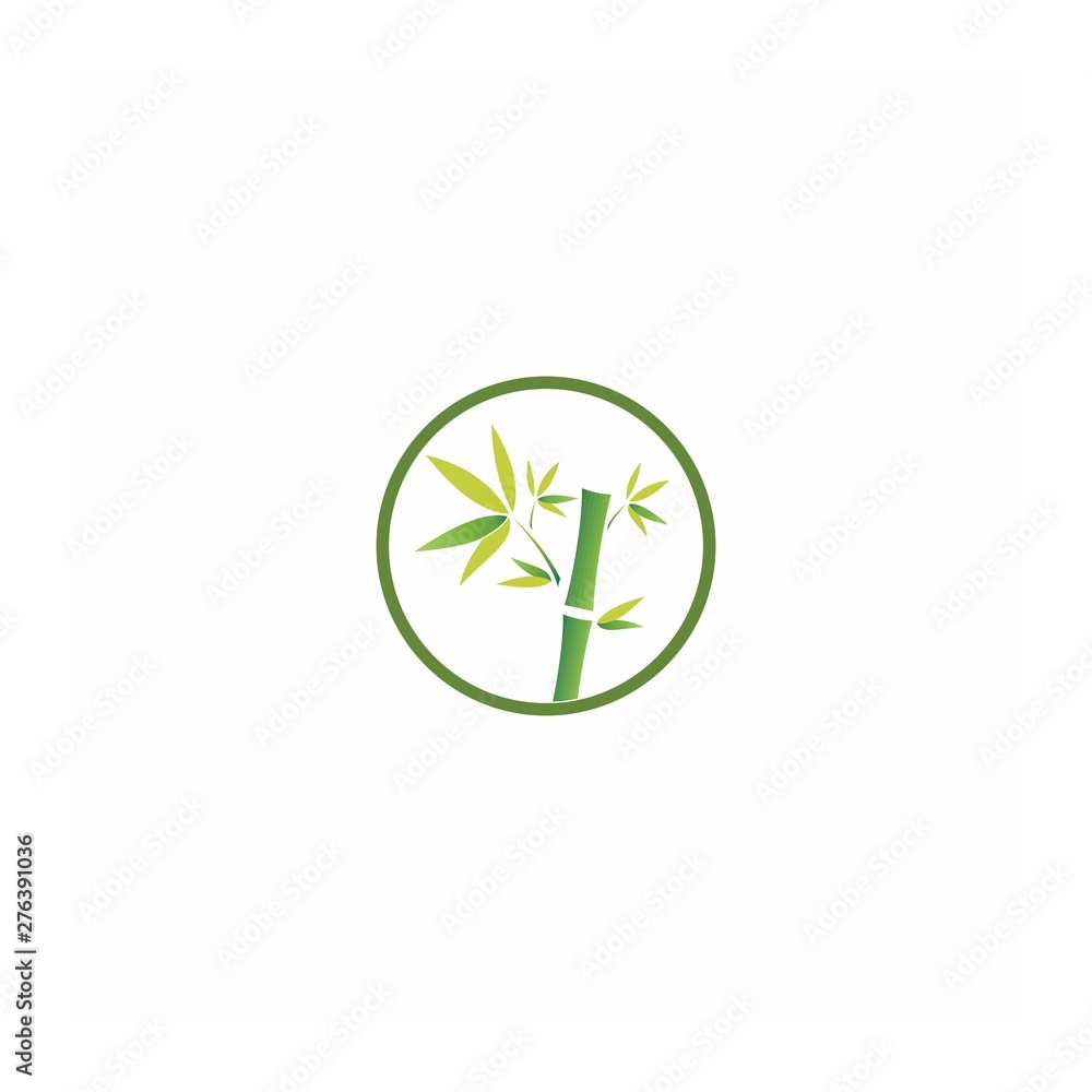Bamboo with green leaf for your logo icon vector template Bamboo with green leaf for your logo icon vector template