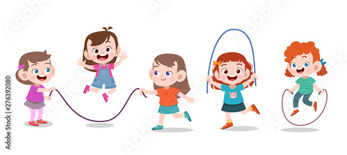 happy kids play