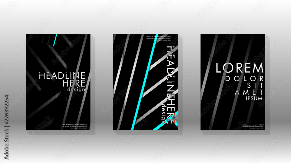 Fototapeta premium Cover book with a geometric design background