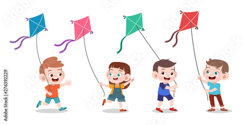 happy kids play