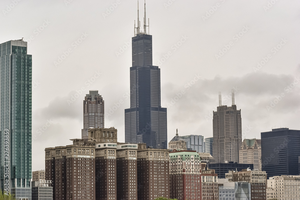 Fototapeta premium skyscrapers in city