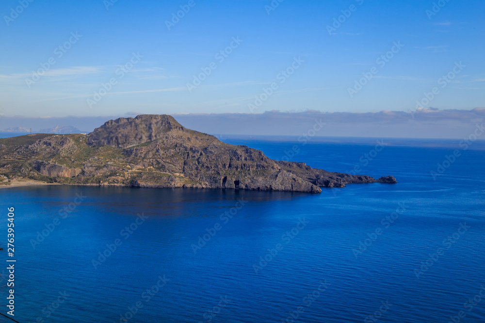 Mer bleu de Crète en Grèce