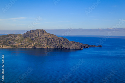 Mer bleu de Crète en Grèce