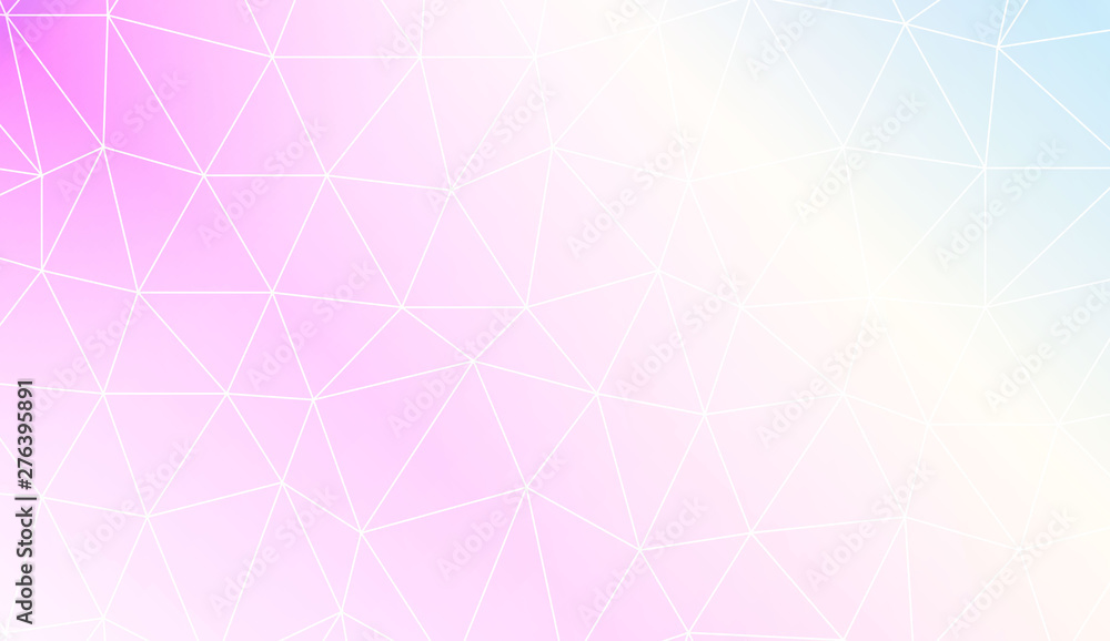 Template background with curved line. Triangles style. For interior wallpaper, smart design, fashion print. Vector illustration. Abstract Gradient Soft Colorful Background.
