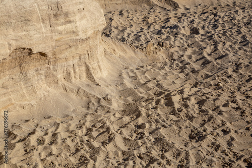 sand pit in the Ukrainian reserve of medobory.