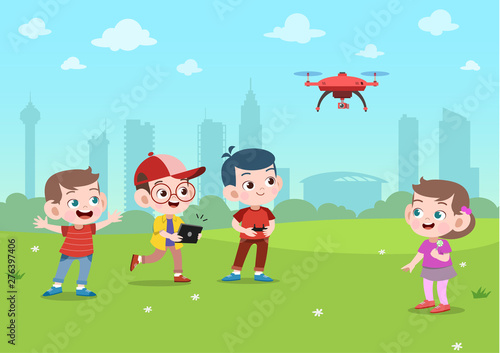 kids play in park
