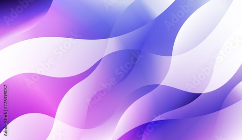 Curve Line Layer Background. For Futuristic Ad, Booklets. Vector Illustration