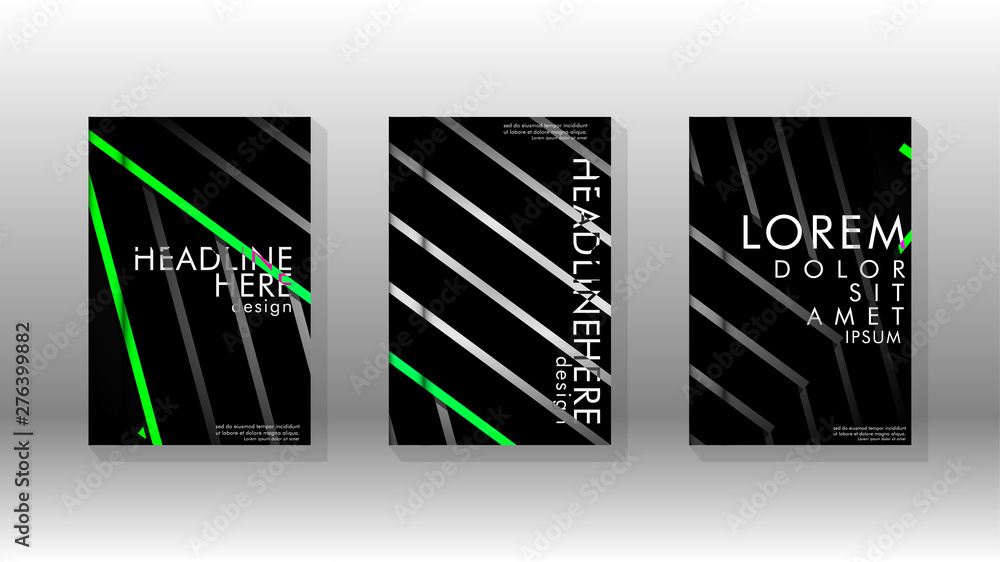 Fototapeta premium Cover book with a geometric design background