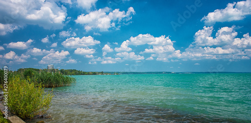 Sailboats on lake Balaton