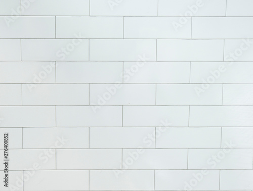 White Brick Background Pattern  Template