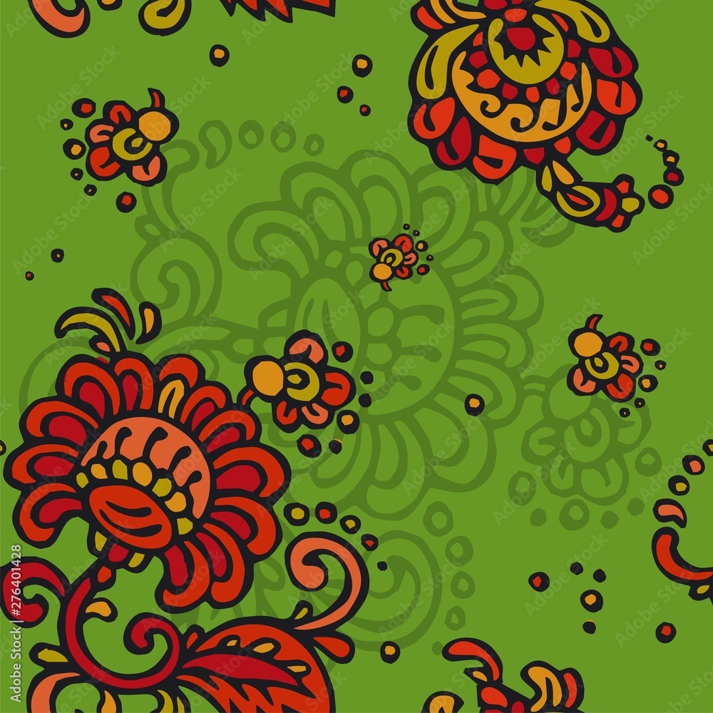 Fototapeta premium ornament-russian_pattern_vektor003